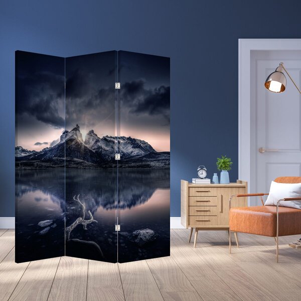 Paravan - Jezero s planinom (126x170 cm)