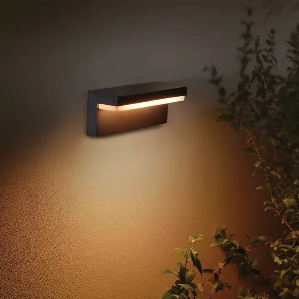 Nyro Hue WACA wall lantern black 1x13.5 8718696174302