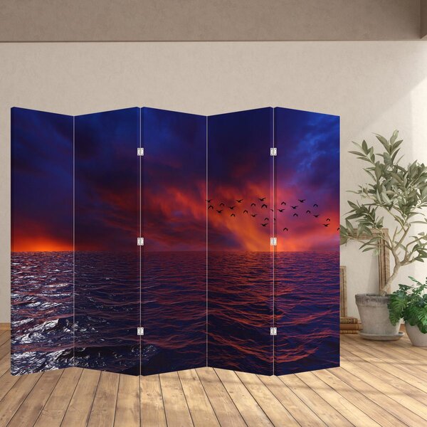 Paravan - More s pticama (210x170 cm)