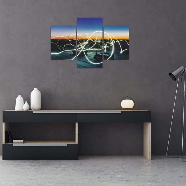 Slika - pogled na nebo s krova (90x60 cm)