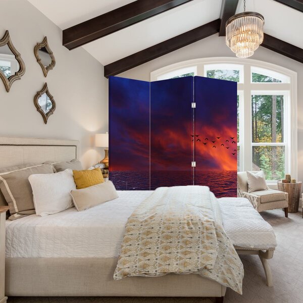 Paravan - More s pticama (126x170 cm)