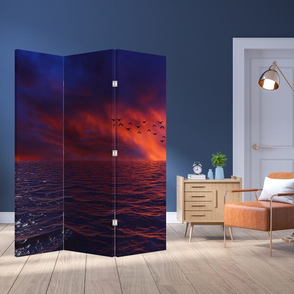Paravan - More s pticama (126x170 cm)