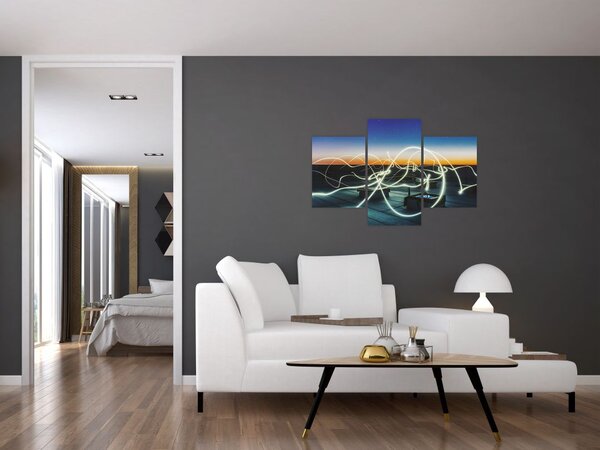 Slika - pogled na nebo s krova (90x60 cm)