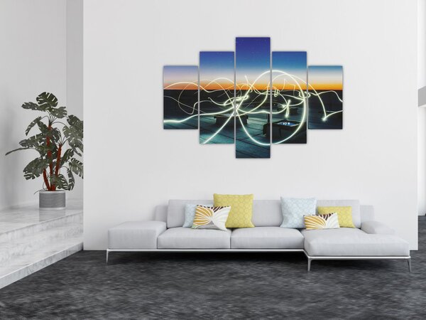 Slika - pogled na nebo s krova (150x105 cm)