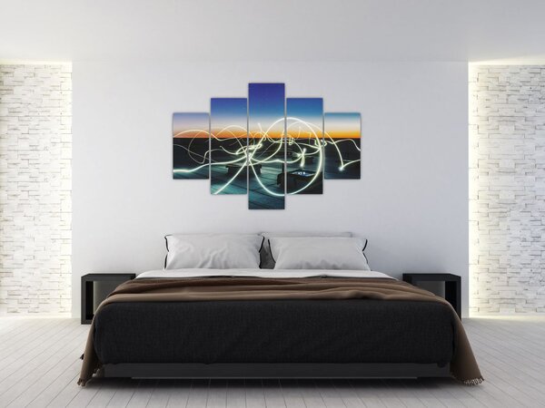 Slika - pogled na nebo s krova (150x105 cm)