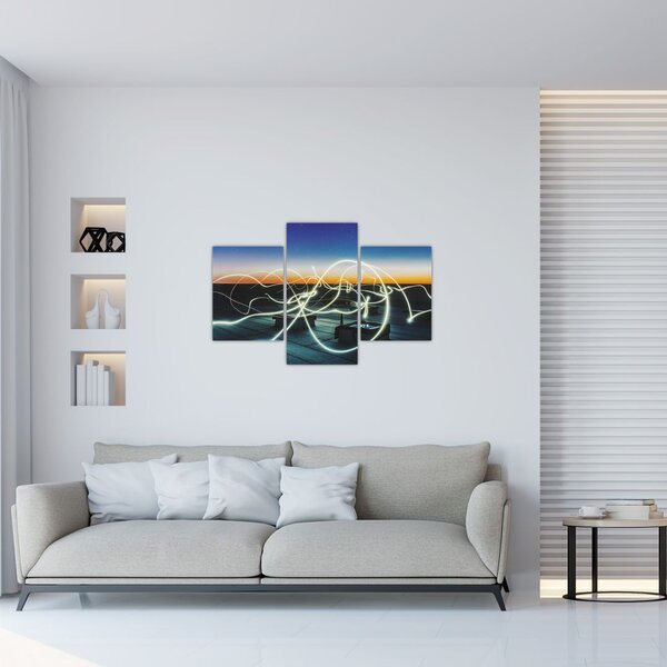Slika - pogled na nebo s krova (90x60 cm)
