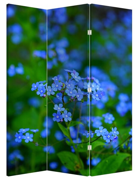 Paravan - Plavo cvijeće (126x170 cm)