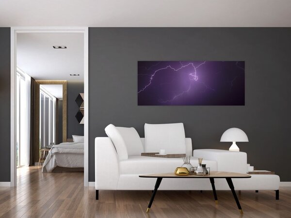 Slika munje na nebu (120x50 cm)