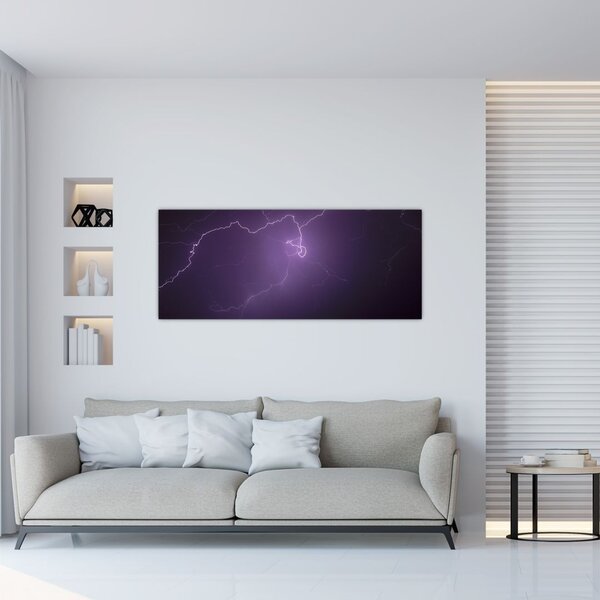 Slika munje na nebu (120x50 cm)