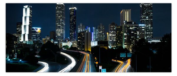 Slika noćne metropole (120x50 cm)