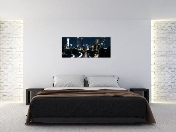 Slika noćne metropole (120x50 cm)