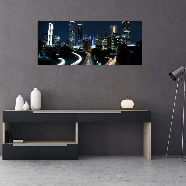 Slika noćne metropole (120x50 cm)