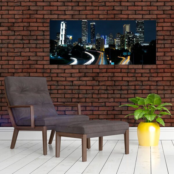 Slika noćne metropole (120x50 cm)