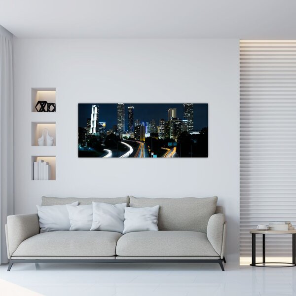 Slika noćne metropole (120x50 cm)