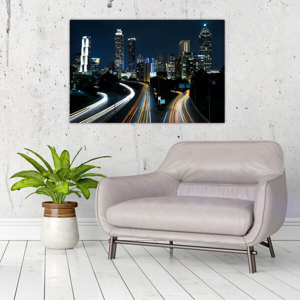 Slika noćne metropole (90x60 cm)