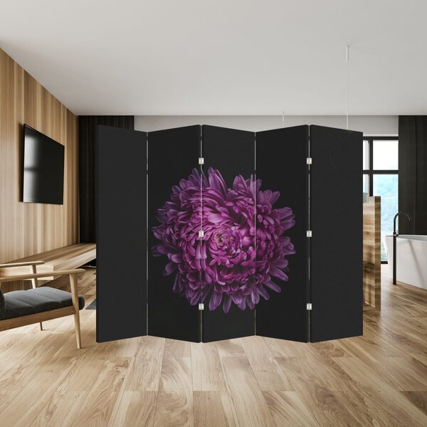 Paravan - Ljubičasti cvijet (210x170 cm)