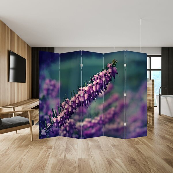 Paravan - Ljubičasti cvijet (210x170 cm)