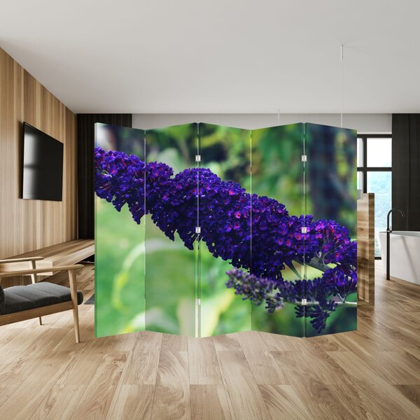 Paravan - Plavi cvijet (210x170 cm)