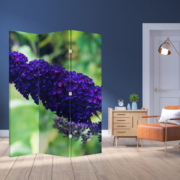 Paravan - Plavi cvijet (126x170 cm)