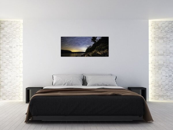 Slika - nebo u vrijeme zalaska sunca (120x50 cm)