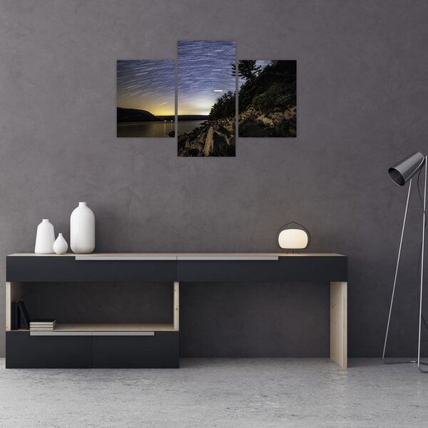 Slika - nebo u vrijeme zalaska sunca (90x60 cm)