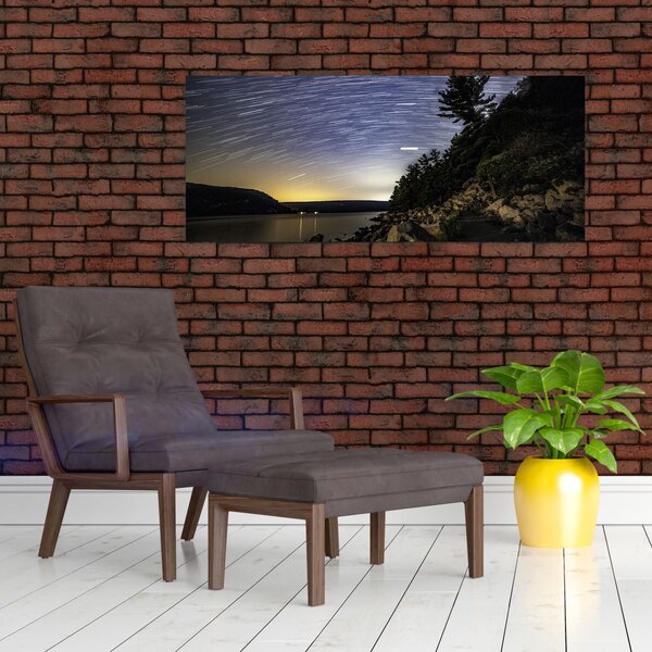 Slika - nebo u vrijeme zalaska sunca (120x50 cm)