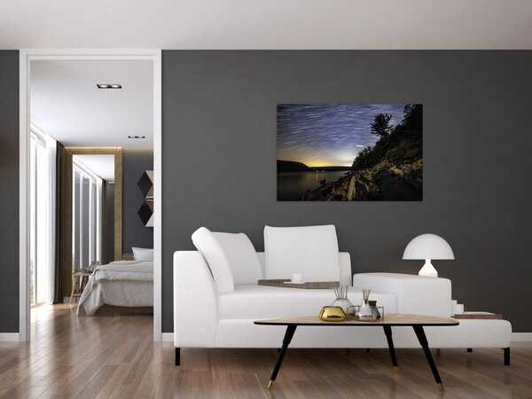 Slika - nebo u vrijeme zalaska sunca (90x60 cm)