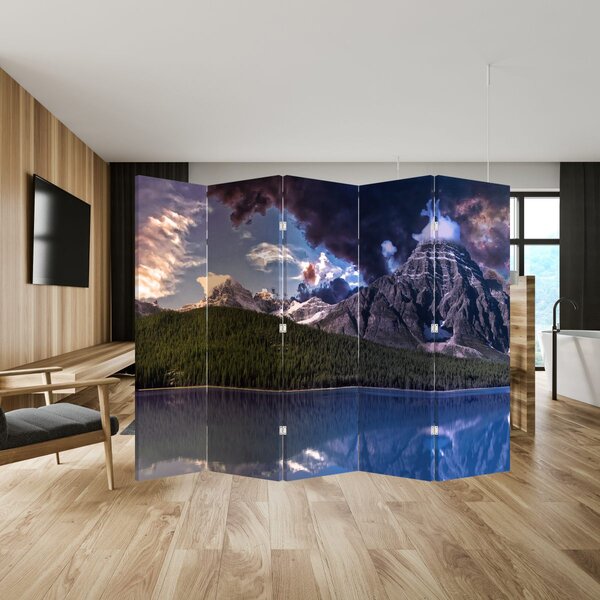 Paravan - jezero i planine (210x170 cm)