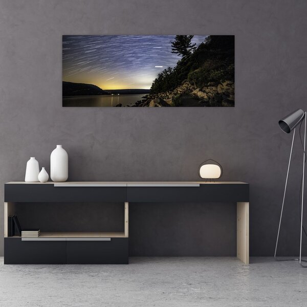 Slika - nebo u vrijeme zalaska sunca (120x50 cm)