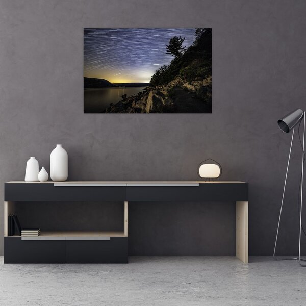Slika - nebo u vrijeme zalaska sunca (90x60 cm)
