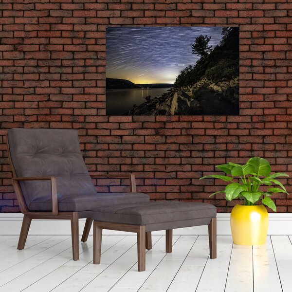 Slika - nebo u vrijeme zalaska sunca (90x60 cm)