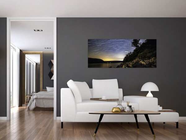 Slika - nebo u vrijeme zalaska sunca (120x50 cm)