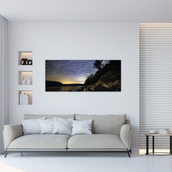 Slika - nebo u vrijeme zalaska sunca (120x50 cm)