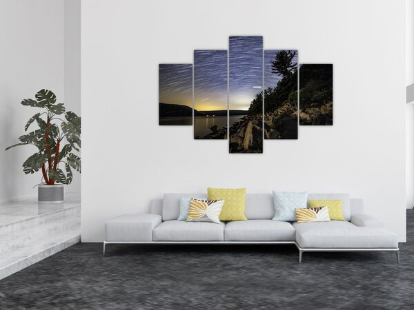 Slika - nebo u vrijeme zalaska sunca (150x105 cm)