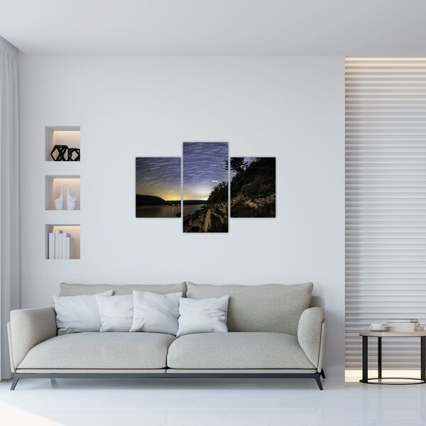 Slika - nebo u vrijeme zalaska sunca (90x60 cm)