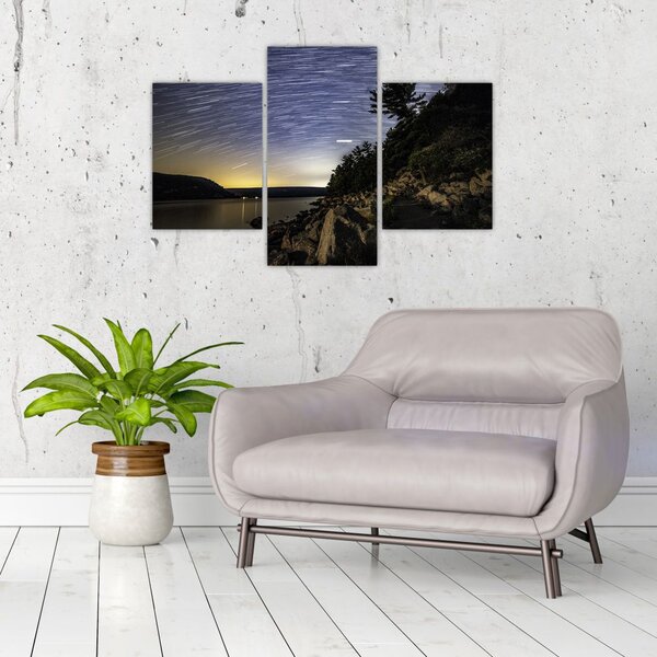 Slika - nebo u vrijeme zalaska sunca (90x60 cm)