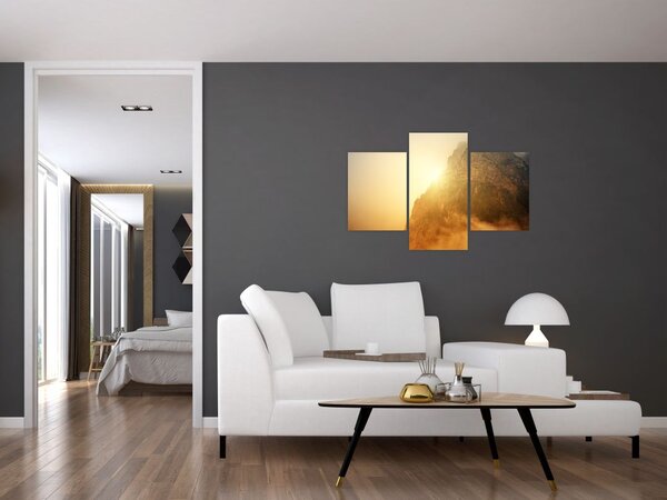 Slika planine u magli (90x60 cm)
