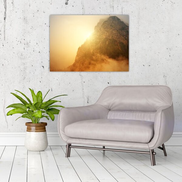 Slika planine u magli (70x50 cm)