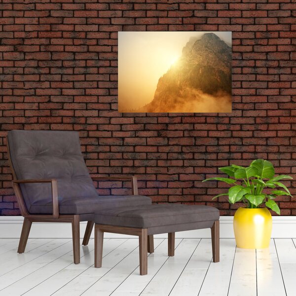 Slika planine u magli (70x50 cm)