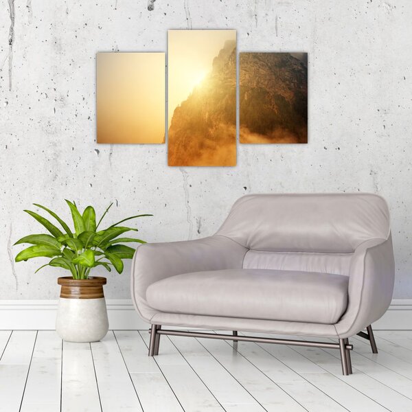 Slika planine u magli (90x60 cm)