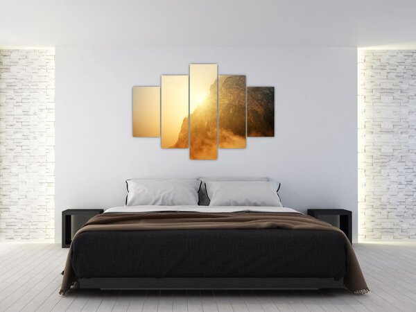 Slika planine u magli (150x105 cm)