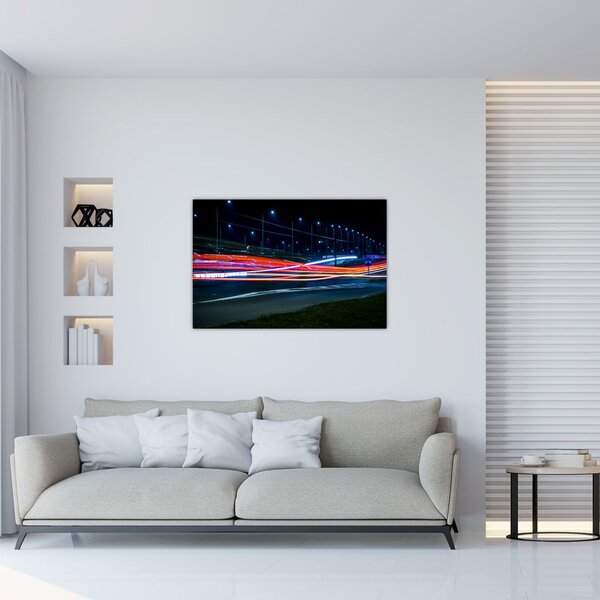 Slika noćnog grada (90x60 cm)