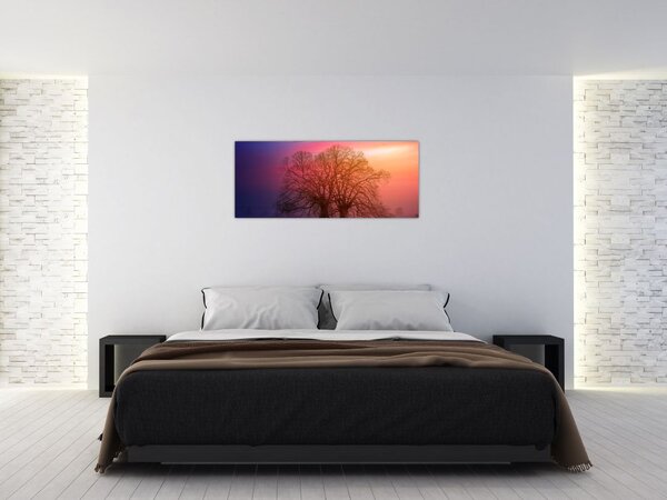 Slika drveća u magli (120x50 cm)