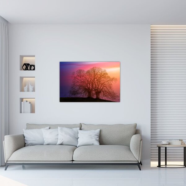 Slika drveća u magli (90x60 cm)