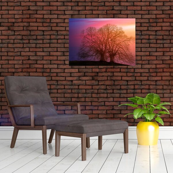 Slika drveća u magli (70x50 cm)