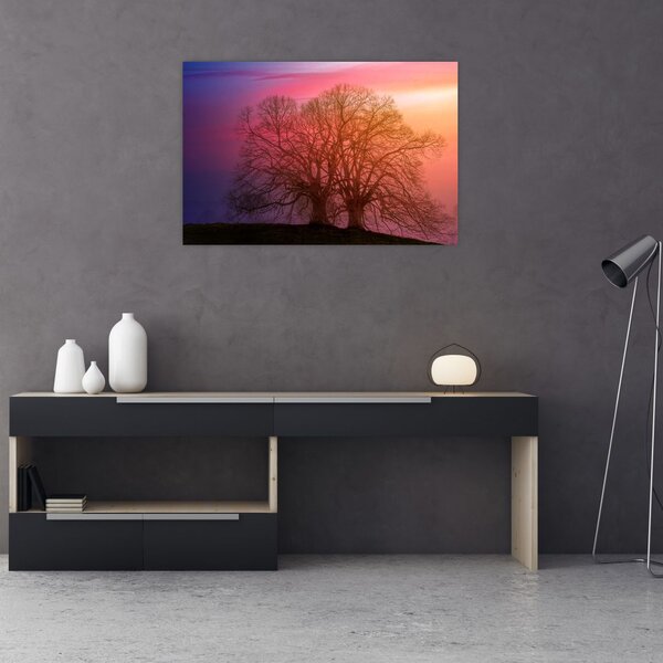 Slika drveća u magli (90x60 cm)