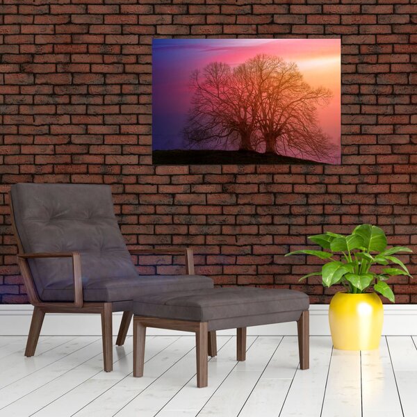 Slika drveća u magli (90x60 cm)