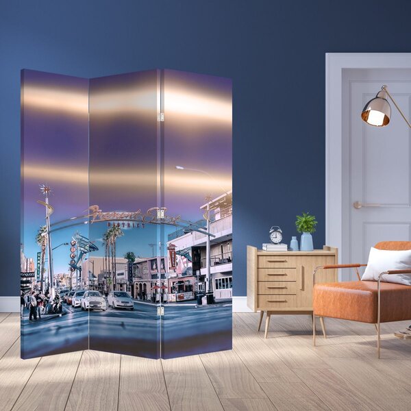 Paravan - Ulice u Las Vegasu (126x170 cm)