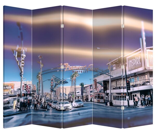 Paravan - Ulice u Las Vegasu (210x170 cm)