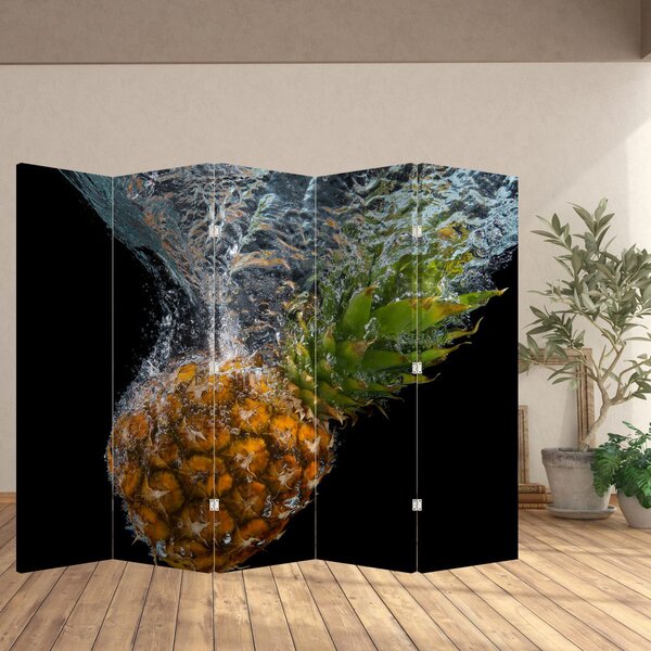 Paravan - Ananas u vodi (210x170 cm)